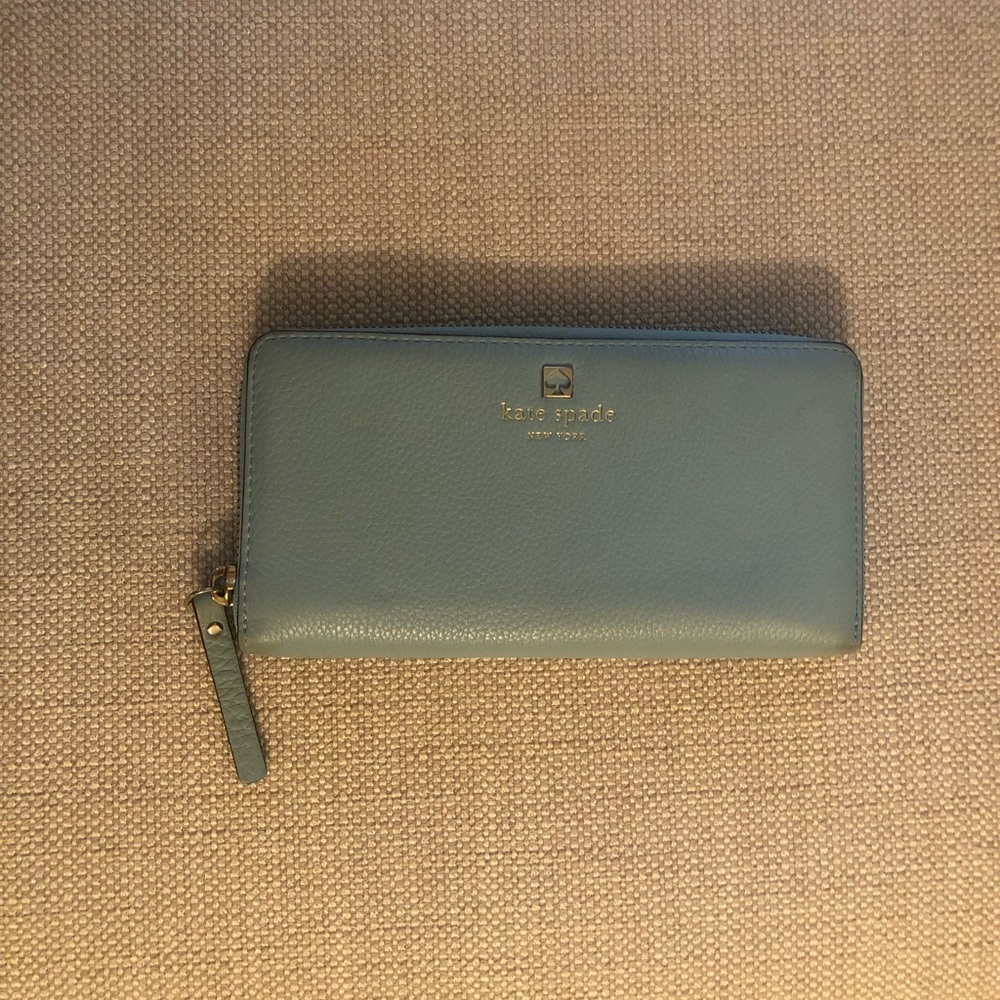 Kate Spade continental wallet with zip-around closure